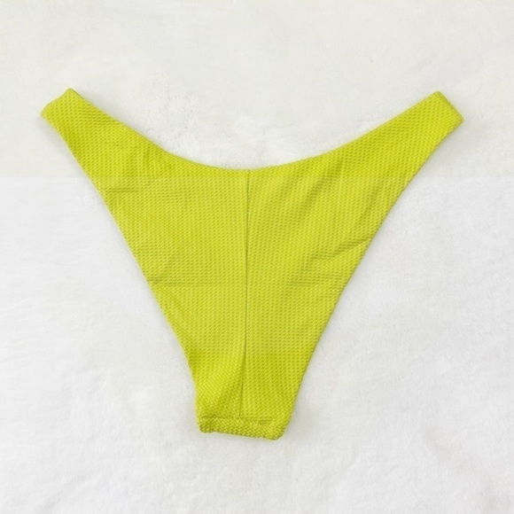 NEW Aerie Waffle Knit Super High Cut Cheekiest Bikini Bottoms - Picture 6 of 7